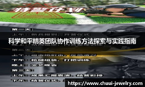 科学和平精英团队协作训练方法探索与实践指南